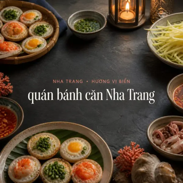 Khám phá 10 quán bánh căn Nha Trang theo từng khung giờ