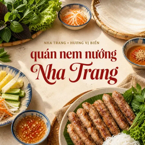 10 địa chỉ nem nướng mang hương vị riêng ở Nha Trang