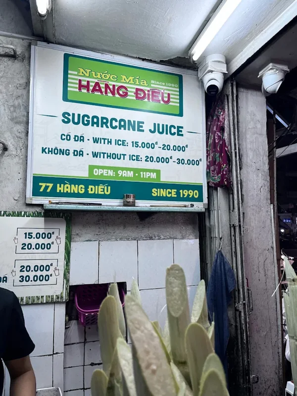 Nước mía Hàng Điếu 77