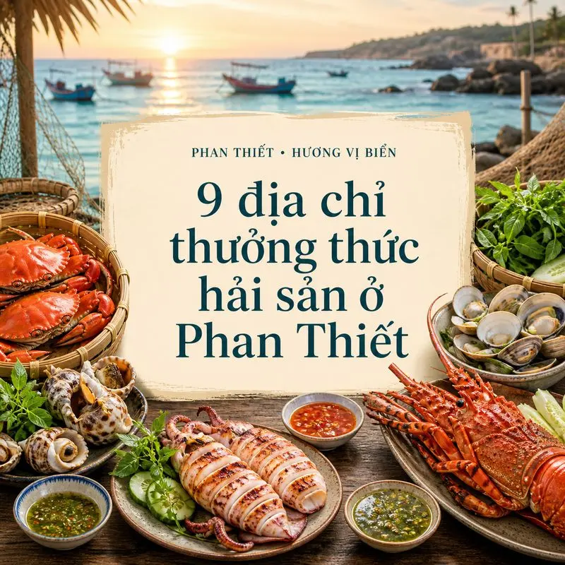 9 địa chỉ thưởng thức hải sản ở Phan Thiết