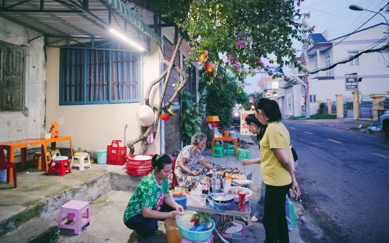 Bánh căn Phan Thiết 09 (Bánh Căn Hoa Giấy)