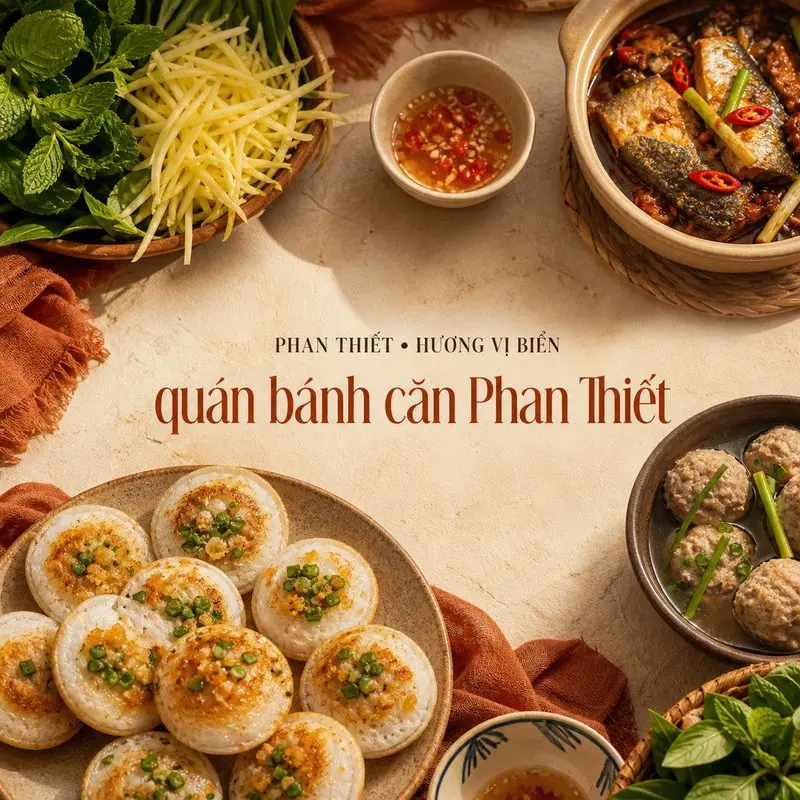 8 quán bánh căn Phan Thiết với nhiều kiểu nước chấm hấp dẫn
