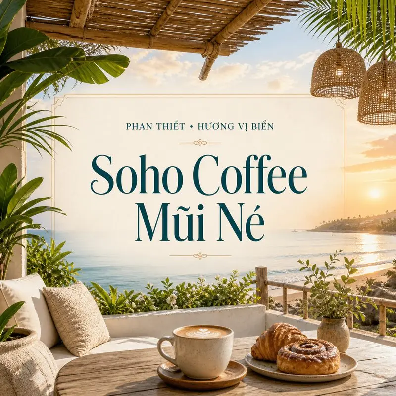 Ghé Soho Coffee Mũi Né ngắm biển và thư giãn
