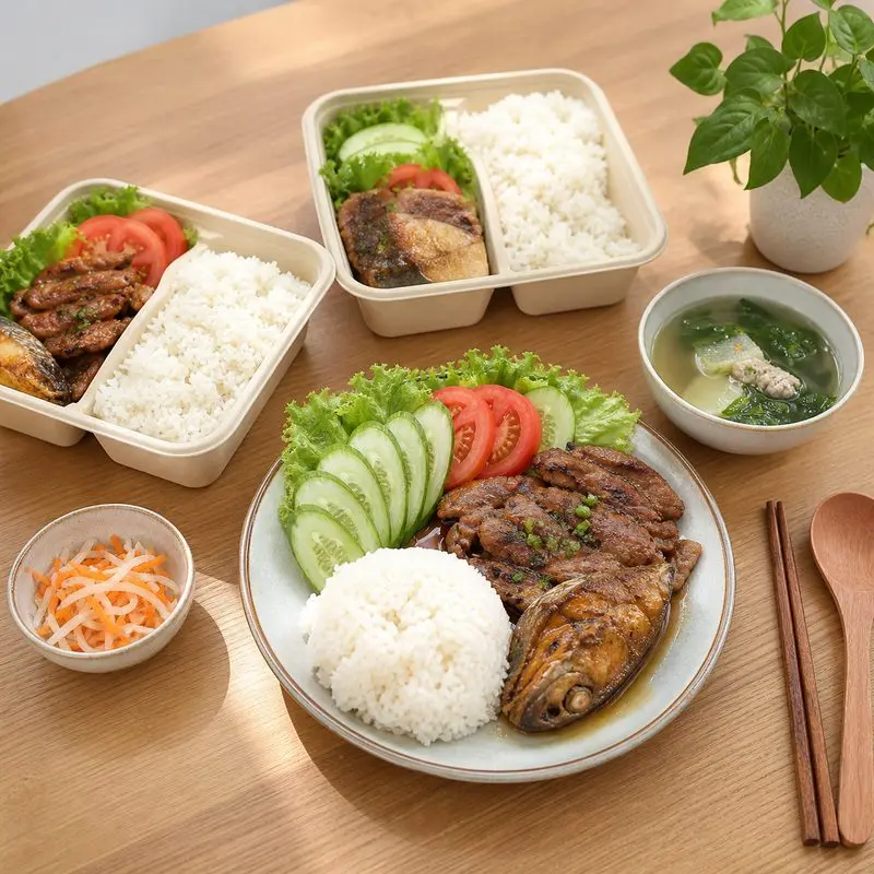 Top 5 quán cơm văn phòng Đồng Nai ngon ship tận nơi
