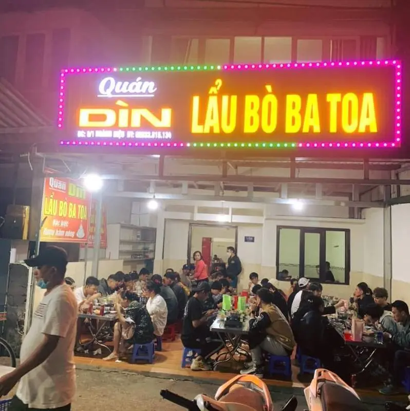 Quán lẩu bò Dìn