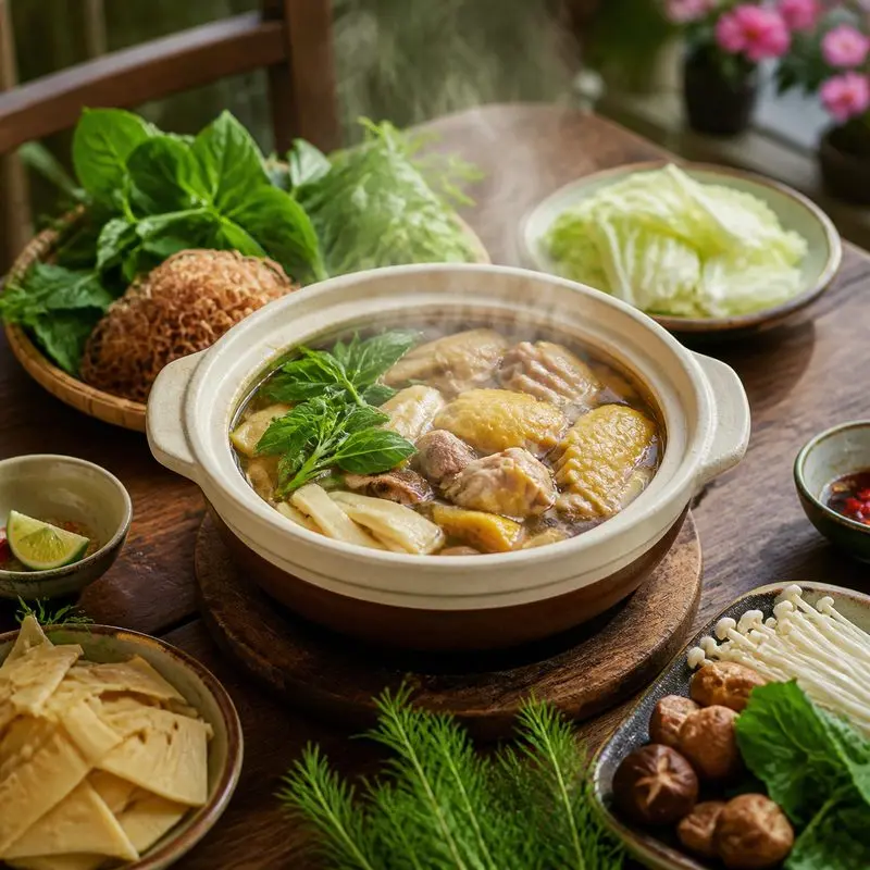 10 quán lẩu gà lá é Đà Lạt đáng thử trong ngày lạnh
