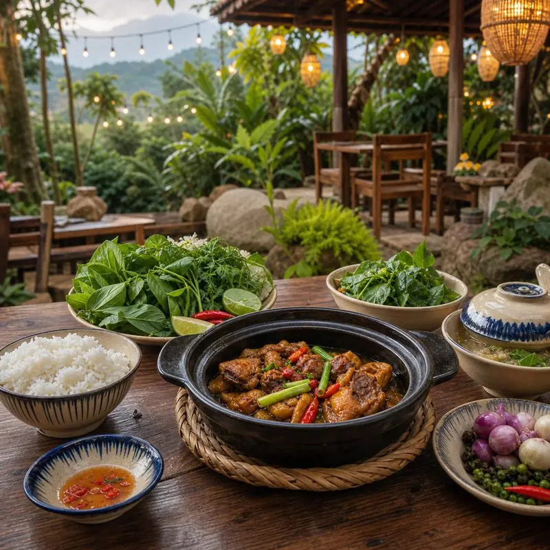 Quán Nhỏ Ơi Pleiku: Không gian sân vườn lãng mạn