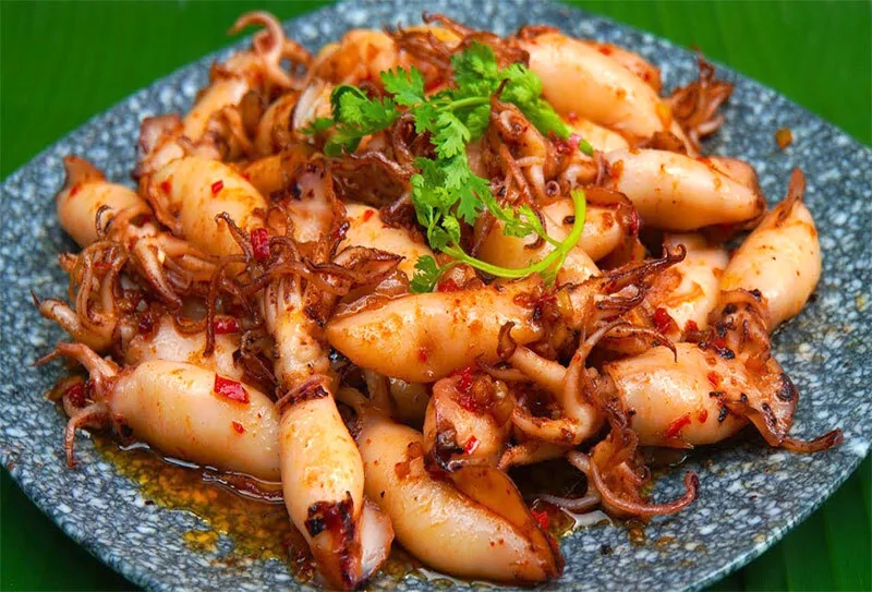 Mực nhảy Quảng Bình