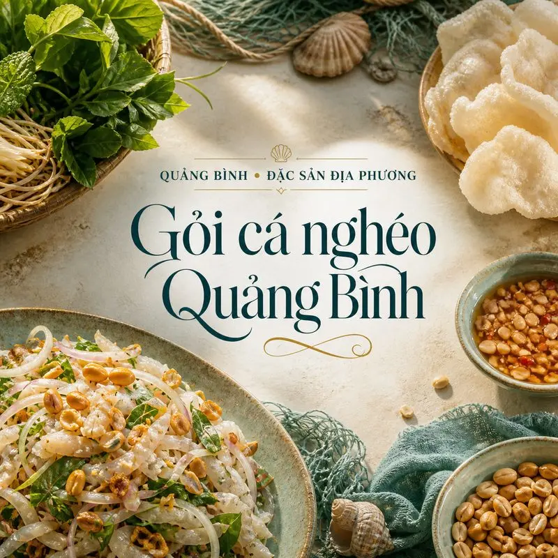 Khám phá gỏi cá nghéo, món biển hiếm gặp của Quảng Bình