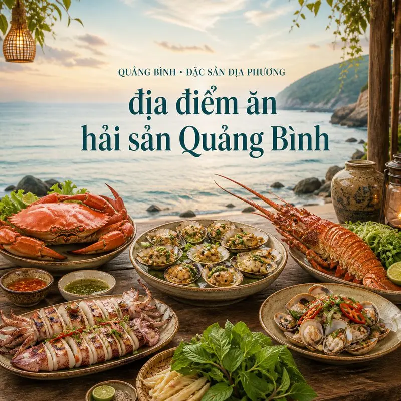 7 địa chỉ thưởng thức hải sản tại Quảng Bình