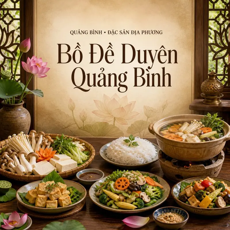 Khám phá không gian và món chay tại Bồ Đề Duyên Quảng Bình
