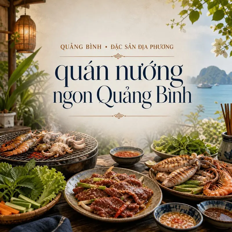 7 địa chỉ thưởng thức món nướng đáng tham khảo tại Quảng Bình