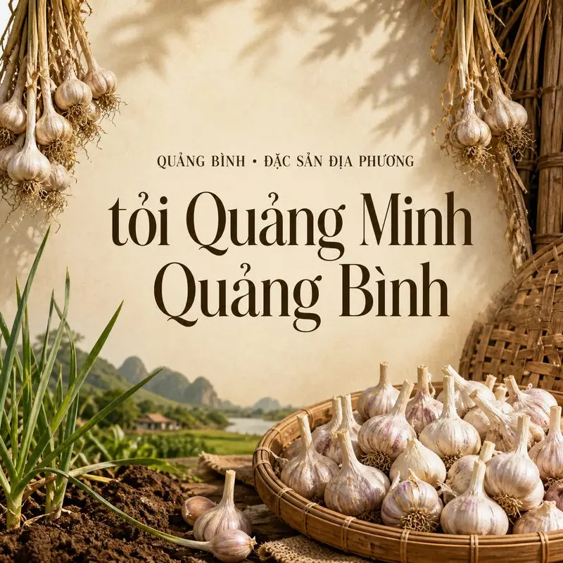 Tỏi Quảng Minh và câu chuyện chuyển mình trên đất Ba Đồn