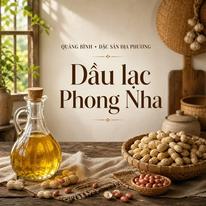 Dầu lạc Phong Nha và những điều cần biết khi mua làm quà