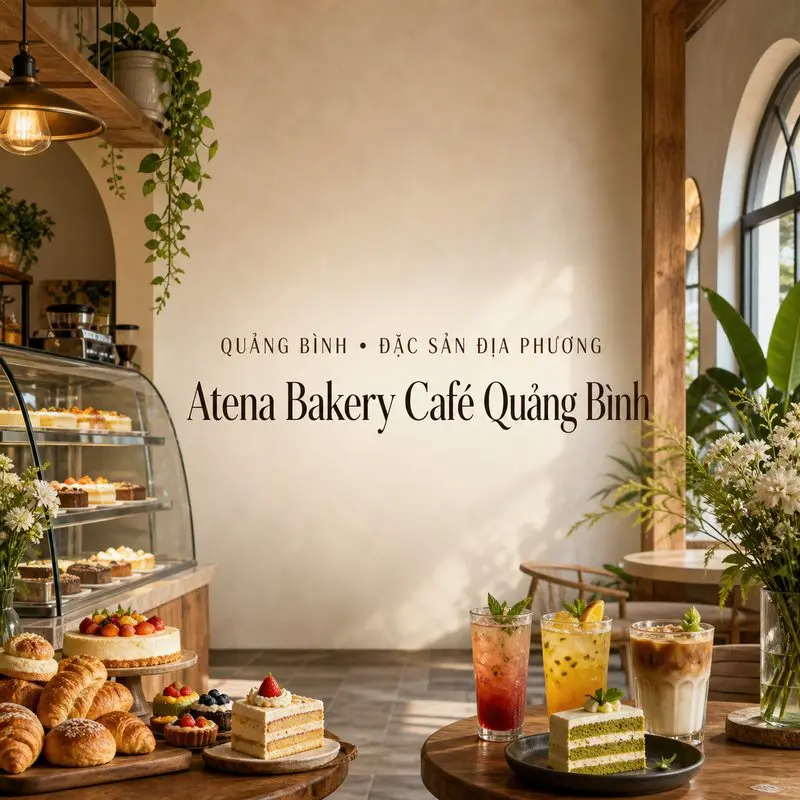 Ghé Atena Bakery Café Quảng Bình thưởng thức bánh Âu