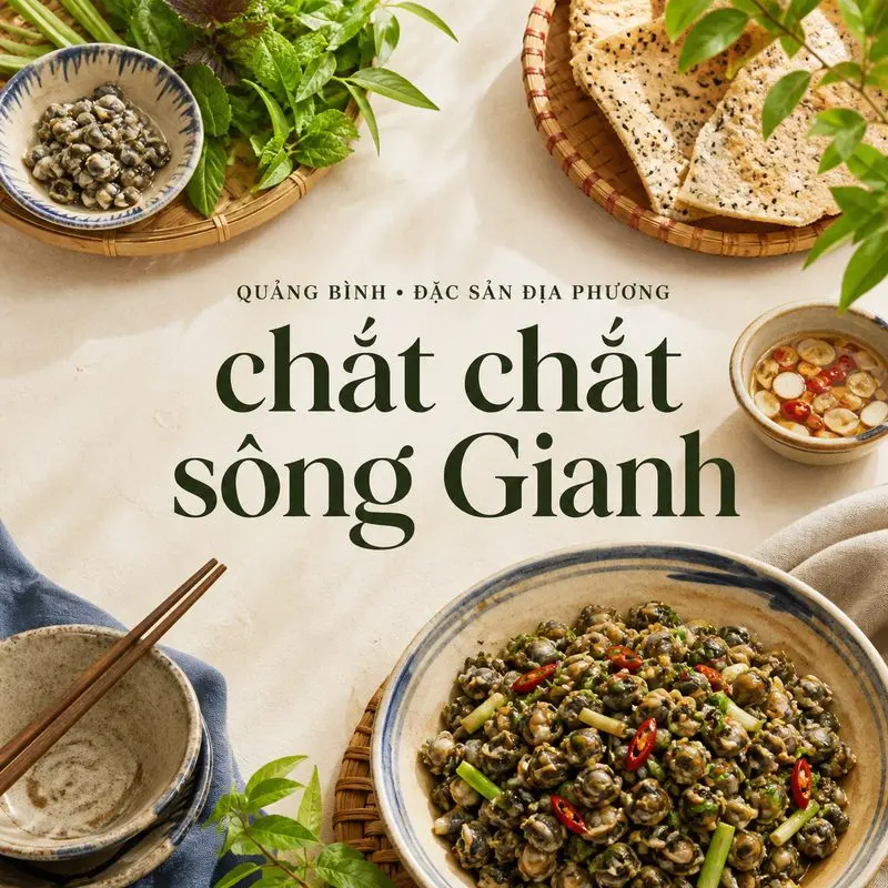 Chắt chắt sông Gianh và hương vị bình dị của Quảng Bình