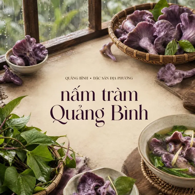 Nấm tràm Quảng Bình và hai cách thưởng thức dân dã