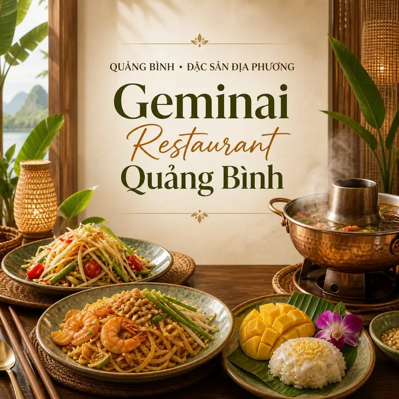 Khám phá hương vị Thái tại Geminai Restaurant Quảng Bình