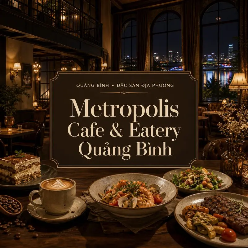 Khám phá Metropolis Cafe & Eatery giữa lòng Đồng Hới