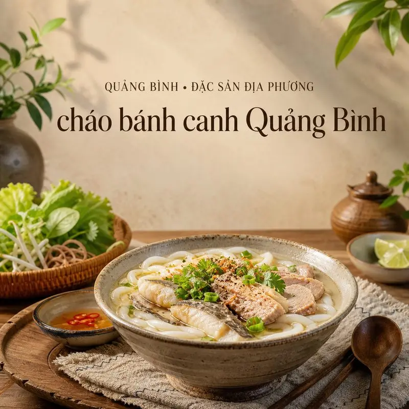 Cháo bánh canh Quảng Bình và 3 địa chỉ thưởng thức tại Đồng Hới