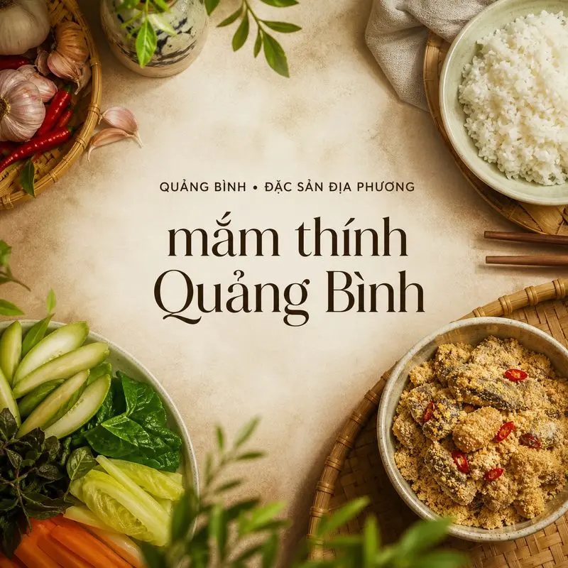 Mắm thính Quảng Bình và hương vị dân dã ngày biển động