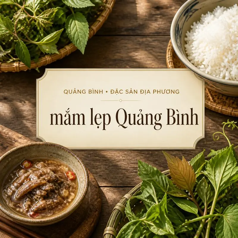 Mắm lẹp Quảng Bình và nét dân dã trong bữa cơm miền biển
