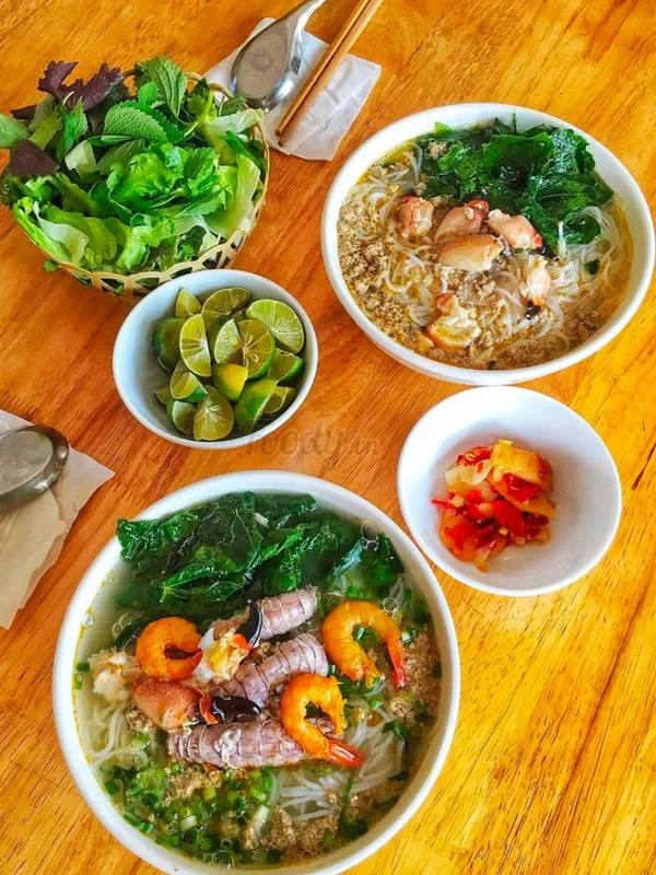 Bún cù kỳ Bà Lan