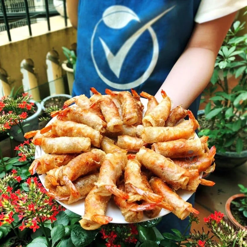 Bún thịt nướng tại Phố ẩm thực Quy Nhơn