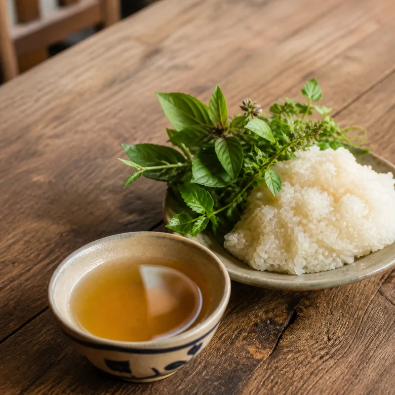 Rượu nếp cái hoa vàng
