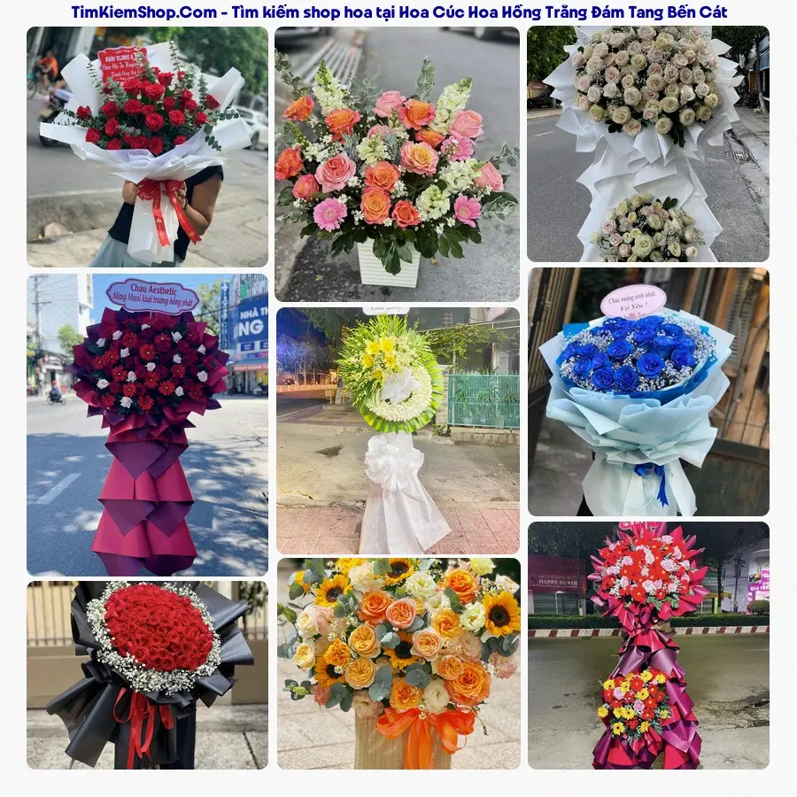 Shop Hoa Thương Flower - Đặt Hoa Đám Tang Bến Cát