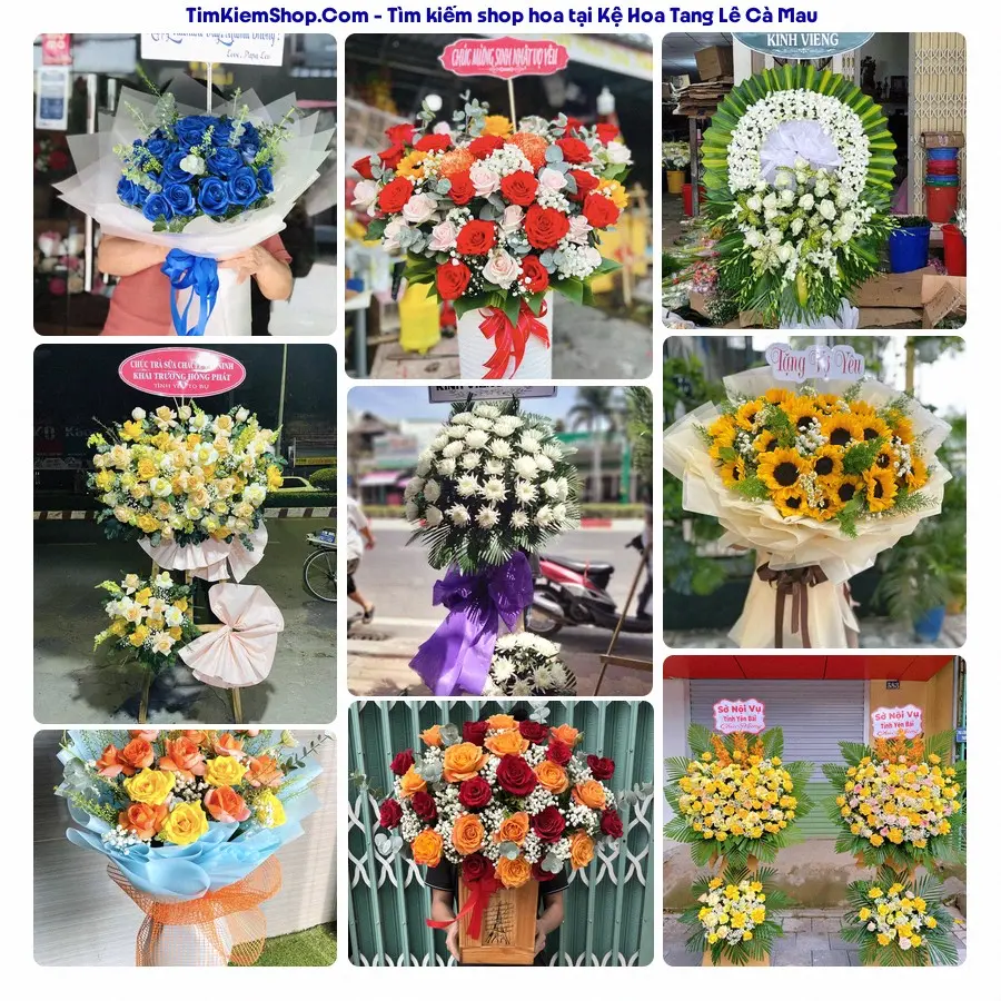 Shop Hoa Thương Flower - Đặt Hoa Đám Tang Cà Mau