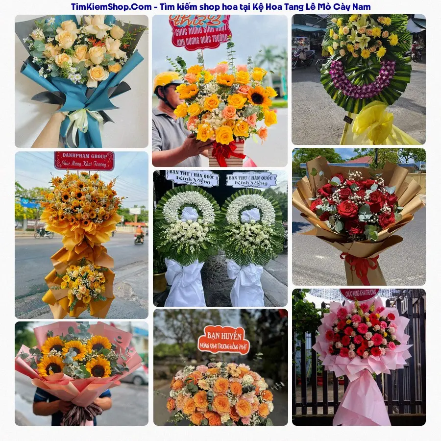 Shop Hoa Thương Flower - Đặt Hoa Đám Tang Mỏ Cày Nam
