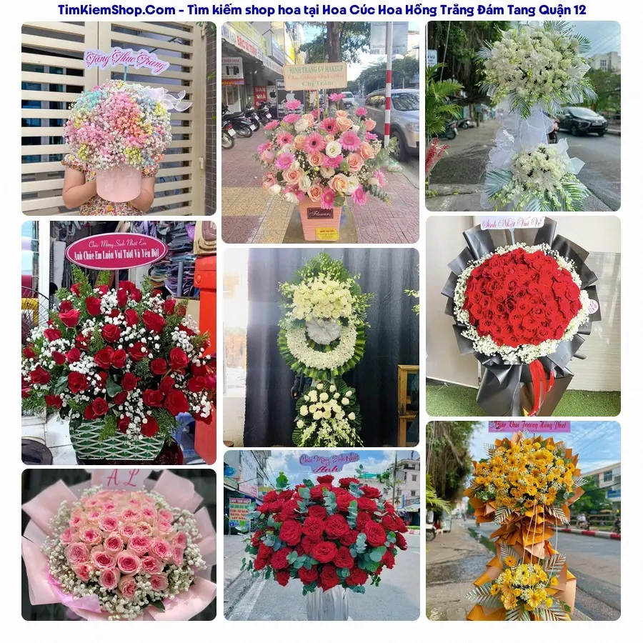 Shop Hoa Thương Flower - Đặt Hoa Đám Tang Quận 12