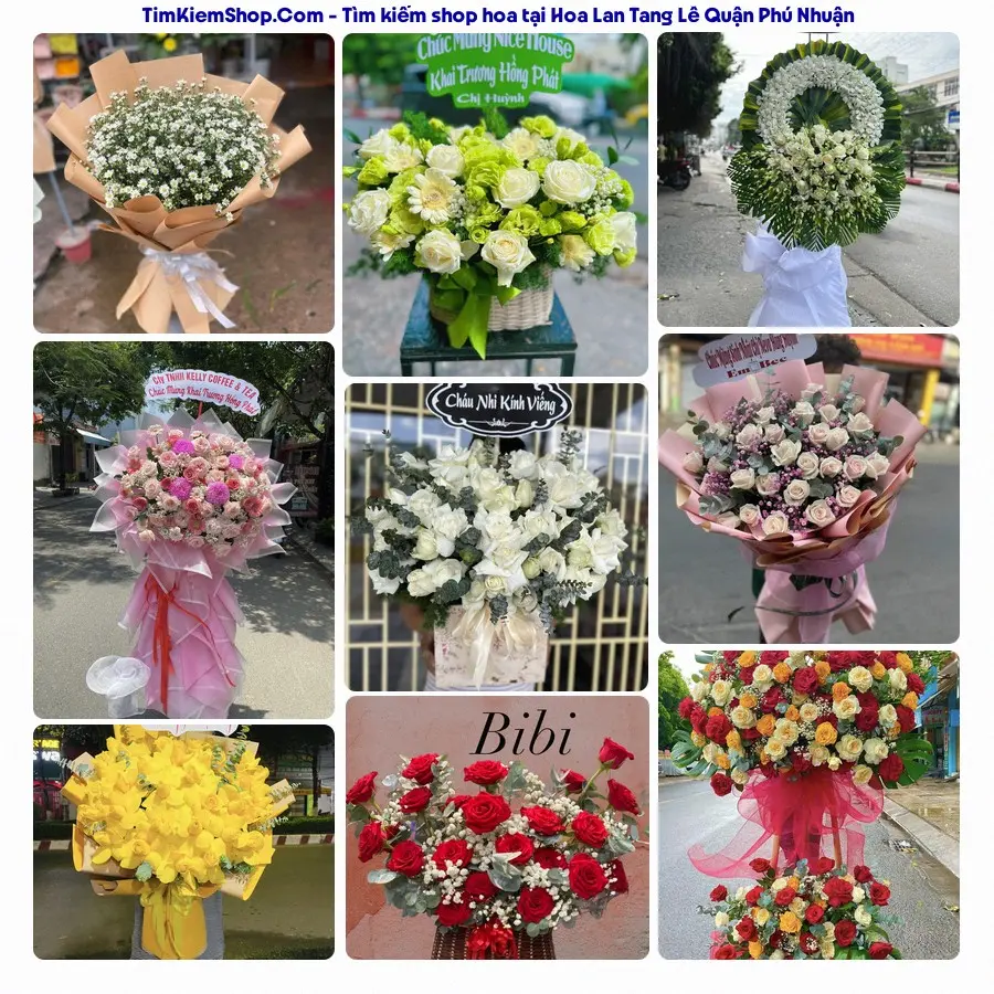 Shop Hoa Thương Flower - Đặt Hoa Đám Tang Quận Phú Nhuận