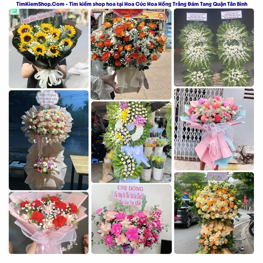 Shop Hoa Thương Flower - Đặt Hoa Đám Tang Quận Tân Bình