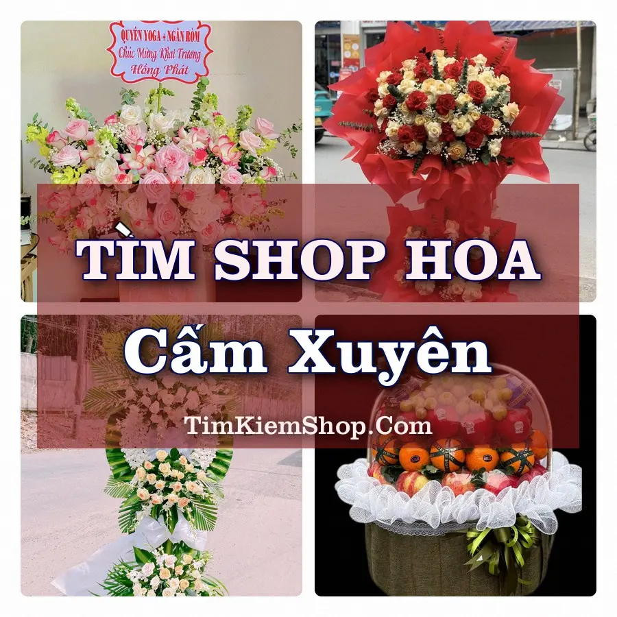 Tìm Shop Hoa Tươi tại Cẩm Xuyên, Tỉnh Hà Tĩnh