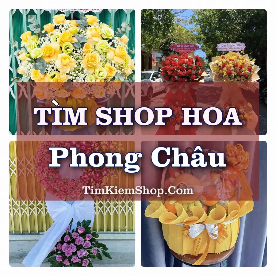 Tìm Shop Hoa Tươi tại Phong Châu, Tỉnh Phú Thọ