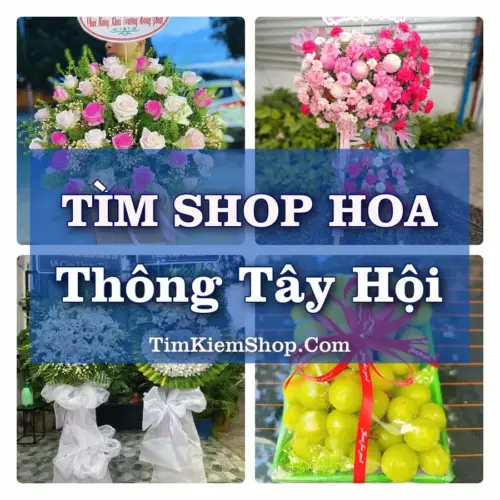Tìm Shop Hoa Tươi Tại Phường Thông Tây Hội TP.HCM