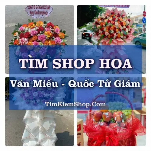 Tìm Shop Hoa Tươi Tại Phường Văn Miếu – Quốc Tử Giám Hà Nội