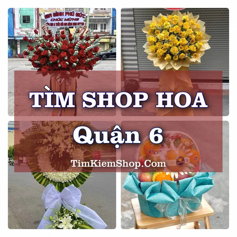 Tìm Shop Hoa Tươi tại Quận 6 (Cũ)