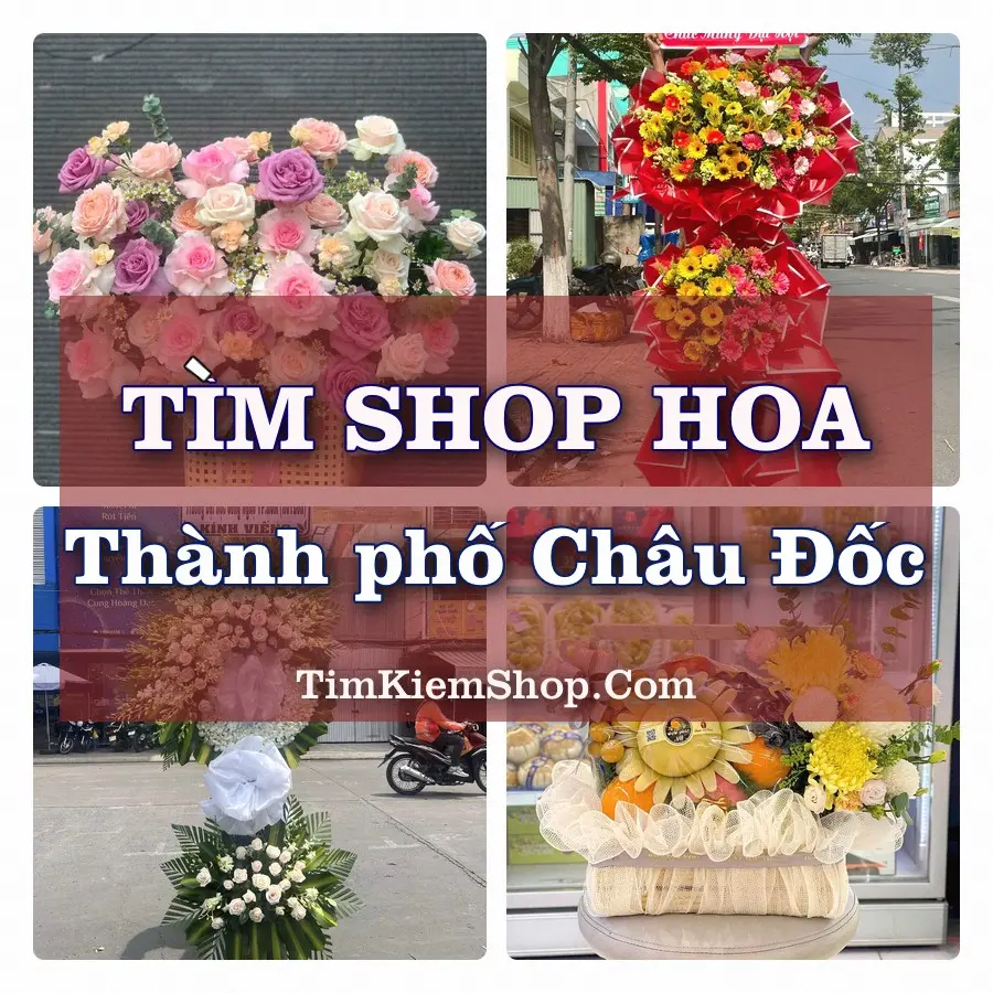 Tìm Shop Hoa Tươi tại Thành phố Châu Đốc (Cũ)