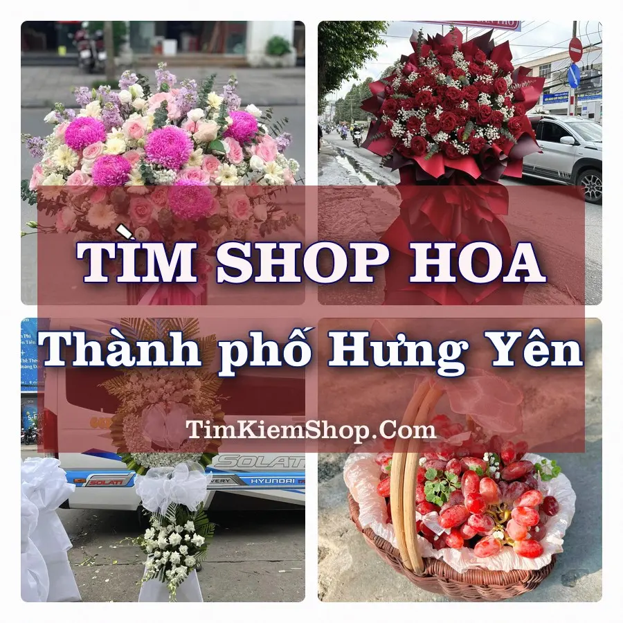 Tìm Shop Hoa Tươi tại Thành phố Hưng Yên (Cũ)