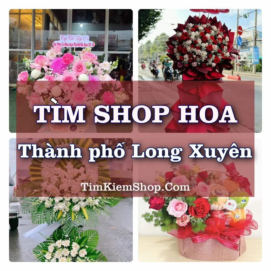 Tìm Shop Hoa Tươi tại Thành phố Long Xuyên (Cũ)