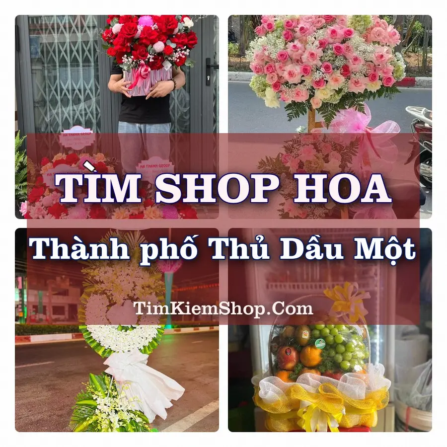 Tìm Shop Hoa Tươi tại Thành phố Thủ Dầu Một (Cũ)