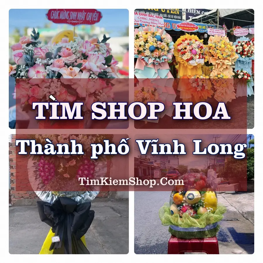 Tìm Shop Hoa Tươi tại Thành phố Vĩnh Long (Cũ)