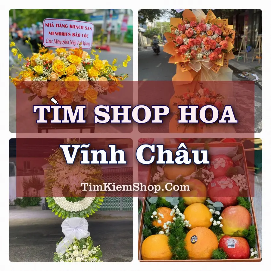 Tìm Shop Hoa Tươi tại Vĩnh Châu (Cũ)