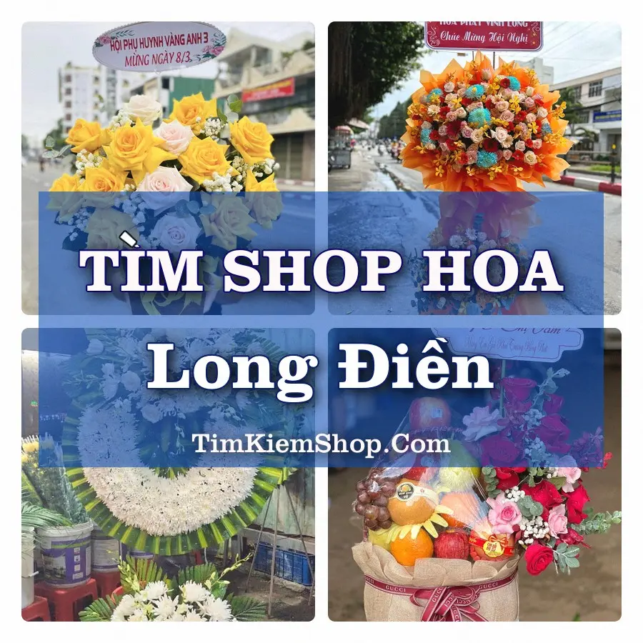 Tìm Shop Hoa Tươi Tại Xã Long Điền TP.HCM