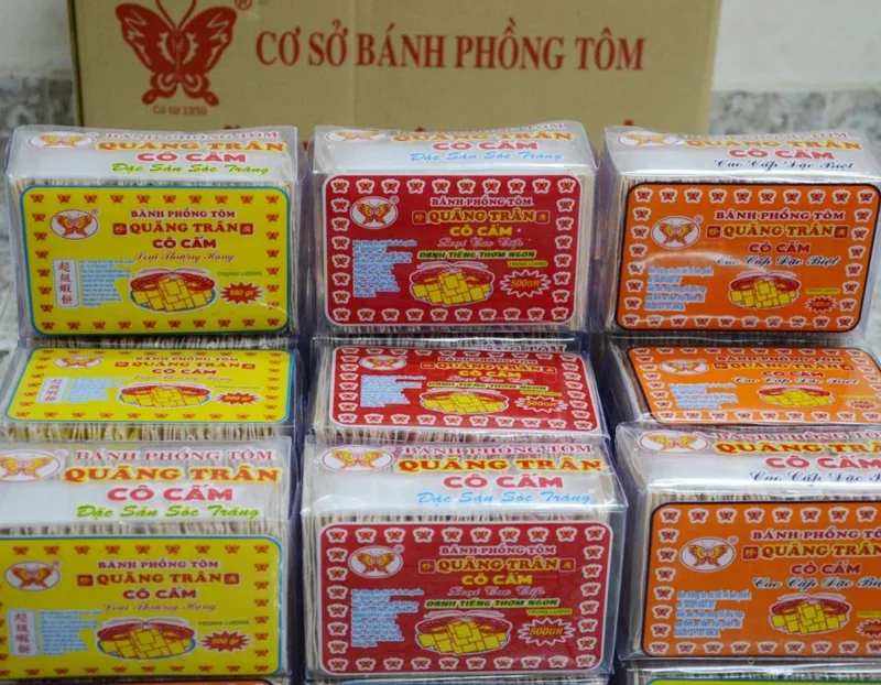Bánh phồng tôm Quãng Trân
