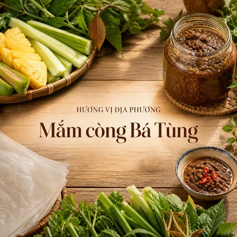 Mắm còng Bá Tùng và nét đậm đà trong ẩm thực Sóc Trăng