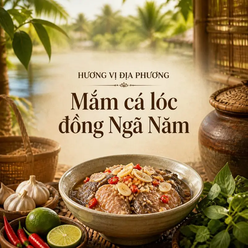 Khám phá mắm cá lóc đồng Ngã Năm và địa chỉ mua làm quà